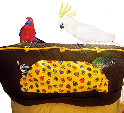 Avianweb Papağan veya Evcil Hayvan Koltuğu Koruyucu ve Evcil Hayvan Eğlence Battaniyesi
