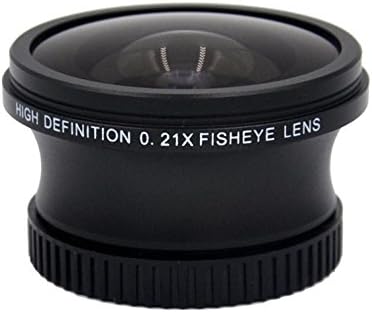 0.21 x Yüksek Çözünürlüklü Balık Gözü Lens (30.5 mm) için JVC Everio G GZ-MG670