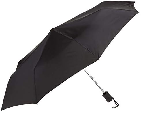 Premium Küçük Golf Ultra Kompakt Tote katlanır Yağmur Güneş Rüzgar Şemsiyesi açılır 42 - (Siyah) %95 UV Korumalı Hafif
