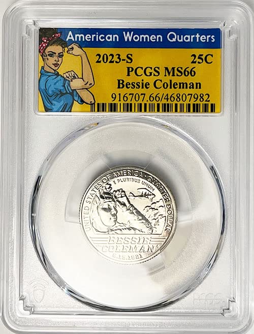 2023 S BU Amerikalı Kadınlar Mahallesi Bessie Coleman Mahallesi MS 66 Rosie Etiketi PCG'LER