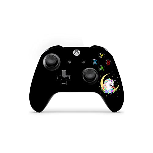 Xbox One S ve Xbox One X ile Uyumlu ZOOMHİTSKİNS Denetleyici Cildi, 3M Vinil Çıkartma Teknolojisi, Siyah Neon Tek