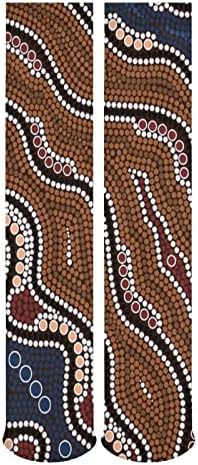 Avustralya Aborijin Nokta spor çorapları Sıcak Tüp Çorap Yüksek Çorap Kadın Erkek Koşu Rahat Parti