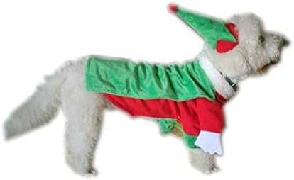 Visky Pet Santa Kostüm Noel Cltohes Köpek Kış Coat -- M