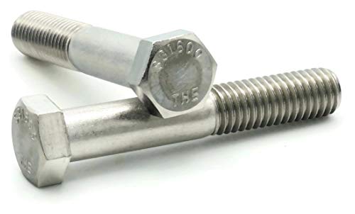 Altıgen Başlı Vidalar 316 Paslanmaz Çelik-1/2-20 x 3-1/4 Kısmi Diş Adet-1.000