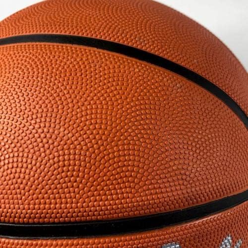 Will Perdue İmzalı Basketbol PSA / DNA Chicago Bulls İmzalı - İmzalı Basketbol Topları