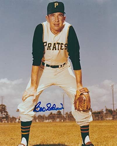 İmzalı Bob Skinner 8x10 Pittsburgh Pirates fotoğrafı