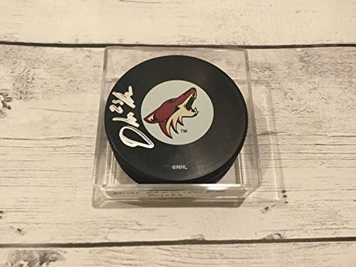 Oliver Ekman Larsson İmzalı Arizona Coyotes Hokey Diski İmzalı a-İmzalı NHL Diskleri