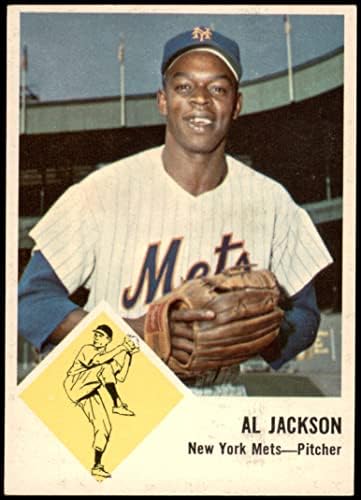 1963 Fleer 48 Al Jackson New York Mets (Beyzbol Kartı) NM Mets