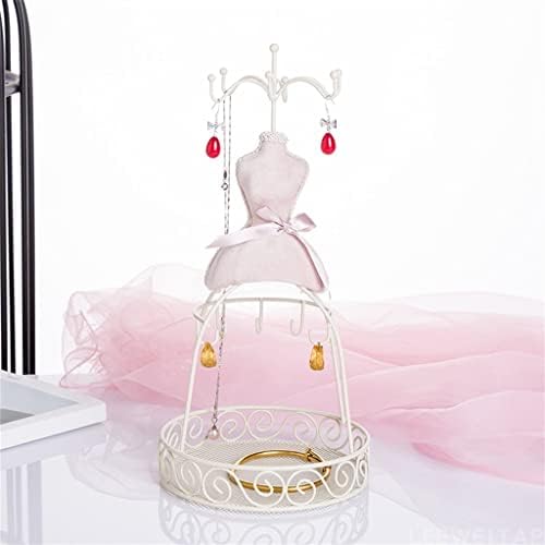 SDFGH Küpe Rafı kolye teşhir rafı Model Takı Rafı Prenses pencere dekorasyonu Düğün Hediyesi (Renk: Pembe, Boyut: