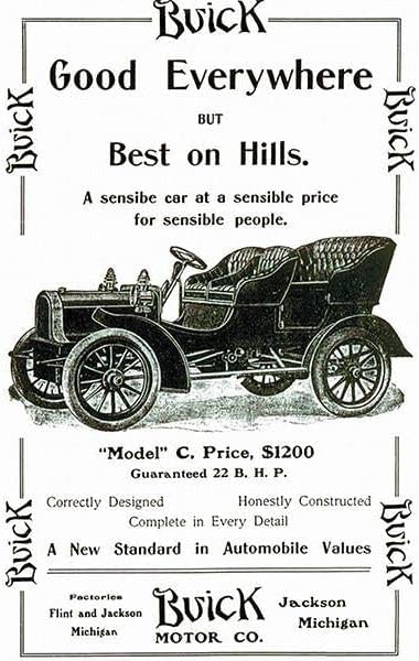 1905 Buick Model C - Promosyon Reklam Mıknatısı