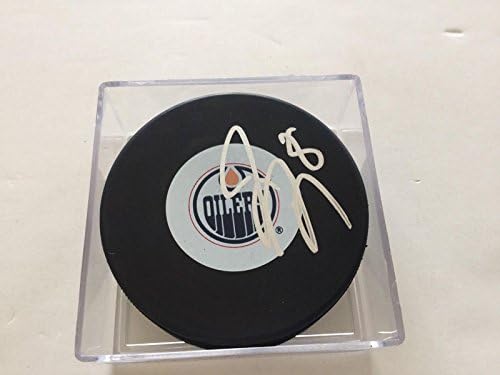 Derek Roy İmzalı Edmonton Oilers Hokey Diski İmzalı b İmzalı NHL Diskleri