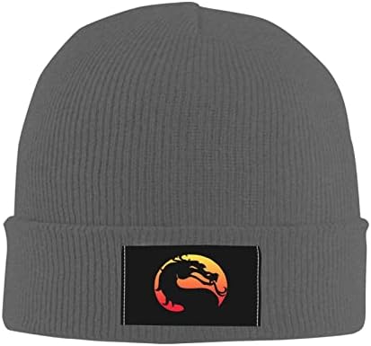 Örme Şapka Yün Şapka Sıcak Moda Outdoors_Mortal¡¥Kombat¡¥Logo_Sknitted Şapka Unisex