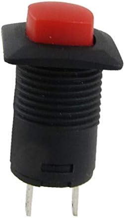 X-DREE AC 125V/3A 250V / 1.5 A kapalı(AÇIK) N / O Mandallama Kırmızı başlıklı basmalı düğme Anahtarı(BAE için AC 125-V