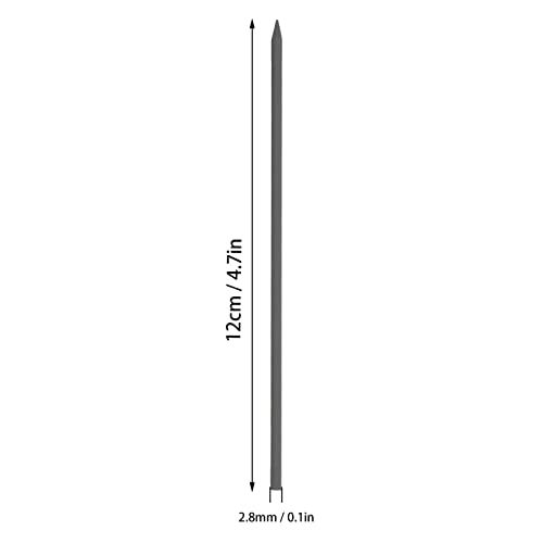 İşaretleme Kalemleri Yedekler, 2.8 mm Çap HB Marangoz Kalem Dolum 6 Adet 120mm Uzunluk Kolay Yazma Ağaç İşleme için