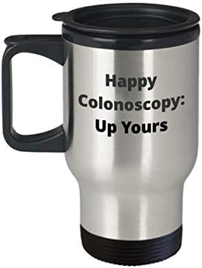Mutlu kolonoskopi seyahat kupa kahve komik hediye hasta yenilik şaka Gag kadar senin