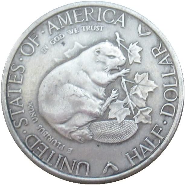ABD Yarım Dolar hatıra parası 1936 Dış Kopya Gümüş Kaplama