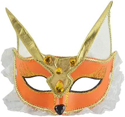 Dantel Tilki Şekli Cadılar Bayramı Gece Parti Dekorasyon Kullanımı Hayvan Şekli Eğlence Masquerade Kullanımı Dekor