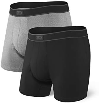 SAXX erkek iç Çamaşırı Boxer Külot-Daytripper Boxer Külot Dahili Kese Desteği-2'li paket, Erkekler için İç Çamaşırı