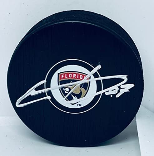 Eetu Luostarinen imzalı Florida Panthers Diski imzalı-İmzalı NHL Diskleri