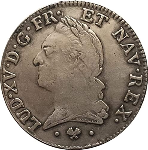 1774 Fransız Sikke Saf Bakır Kaplama Gümüş Kaya Paraları El Sanatları CollectionCoin Koleksiyonu hatıra parası