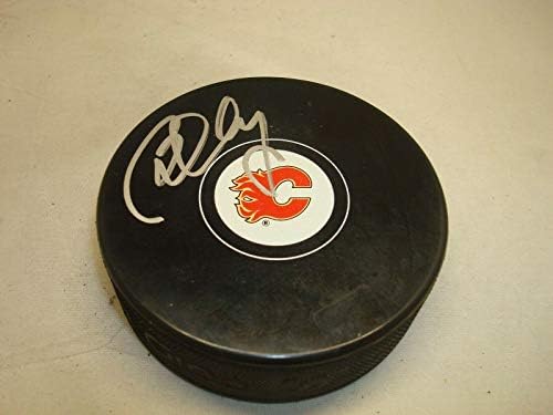 Bob Hartley İmzalı Calgary Flames Hokey Diski İmzalı 1A İmzalı NHL Diskleri
