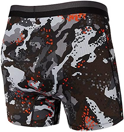 SAXX erkek iç Çamaşırı-Spor Örgü Boxer Kısa Sinek Dahili Kese Desteği-Erkekler için İç Çamaşırı