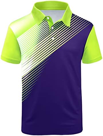 GEEK aydınlatma erkek POLO GÖMLEK Kısa Kollu Golf Tenis Polo Rahat Spor Polo tişört