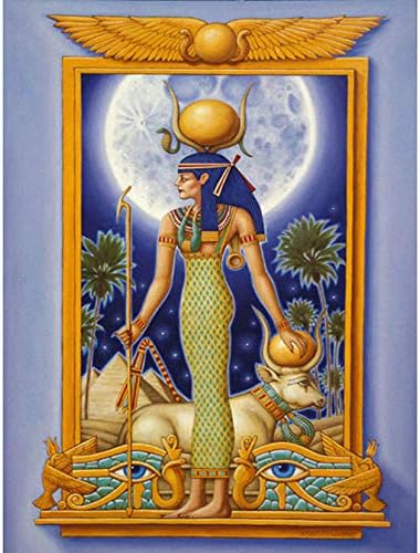 Boyama Elmas 5D Tanrıların Mısır Nakış DİY Mozaik Çapraz Dikiş El Sanatları Kare Duvar Dekorasyon
