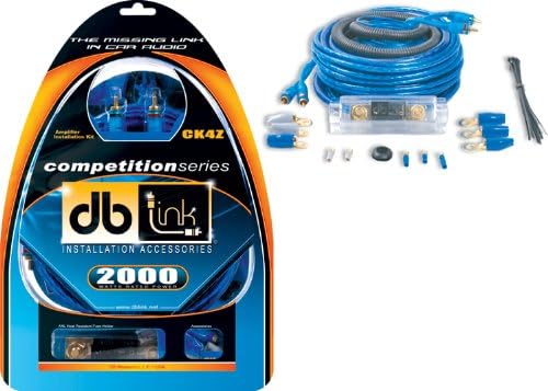 DB Link CK4Z 4 Gauge Rekabet Serisi Amplifikatör Kurulum Seti-Mavi