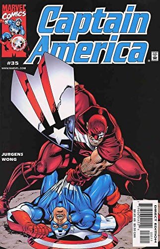 Kaptan Amerika (3. Seri) 35 VF / NM ; Marvel çizgi romanı / Dan Jurgens