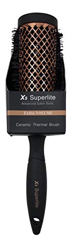X5 Superlite Gelişmiş İyonik 2 1/4 Termal Yuvarlak Saç Fırçası Hızlı Saç Kurutma Seramik Varil Doğrultma, Dalgalar