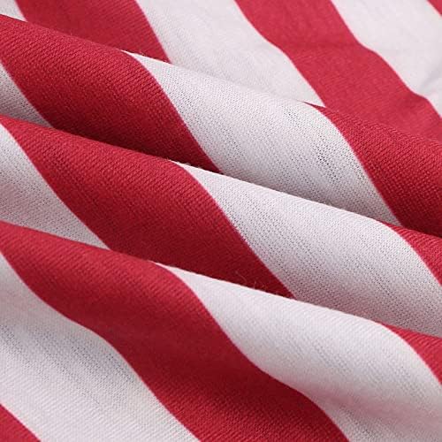 lcepcy Amerikan Bayrağı Soğuk Omuz Gömlek Kadın 4th Temmuz Vatansever Gömlek Yıldız Çizgili V Boyun Düğme Aşağı Bluzlar