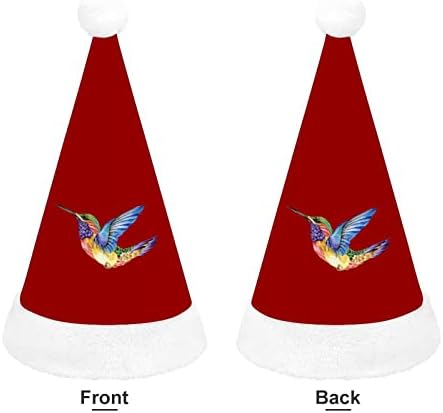 Hummingbird Dövme Noel Noel Baba şapkası Kırmızı Noel Kap Tatil Iyilik Yeni Yıl Şenlikli Parti Malzemeleri