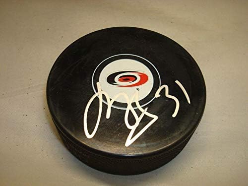 Anton Khudobin İmzalı Carolina Hurricanes Hokey Diski İmzalı 1A İmzalı NHL Diskleri