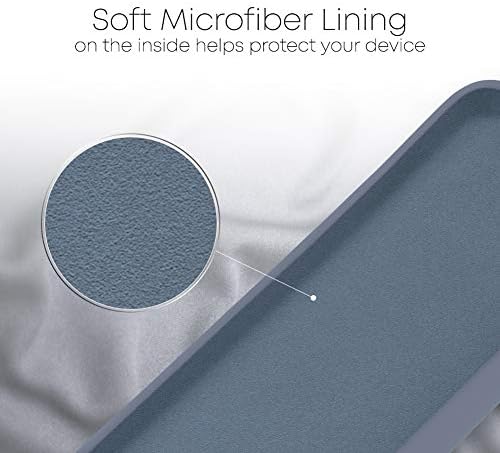 GOOSPERY Sıvı silikon kılıf Apple iPhone Xs için Max 6.5 inç (2018) jöle Kauçuk Tampon Durumda Yumuşak Mikrofiber