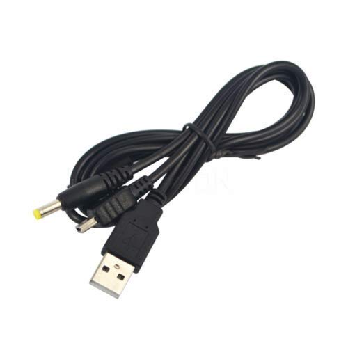 Bay Gadget'ın Çözümleri 2'si 1 arada USB Veri Aktarım şarj cihazı PSP 1000 2000 3000 için şarj Kablosu Kurşun kablosu