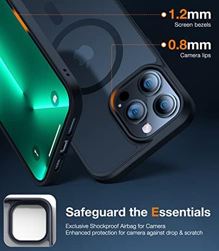 iPhone 12 için TORRAS Manyetik Kılıf / iPhone 12 Pro Kılıf, [Askeri Sınıf Düşme Testi] [MagSafe ile Uyumlu] iPhone