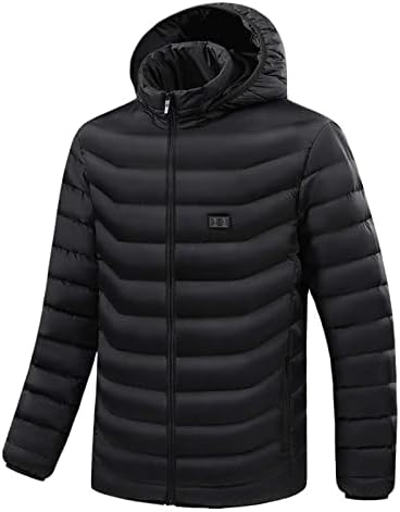 Isıtmalı Ceket USB elektrikli ceket Ceket Kapşonlu ısıtma Yelek Kış Termal İsıtıcı Erkek Ceketler