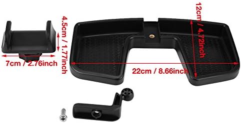 Qıılu 360 ° Dönen Araba ön panel tutucu cep telefon braketi GPS destek tutucu ABS saklama kutusu Jeep Renegade 14-17