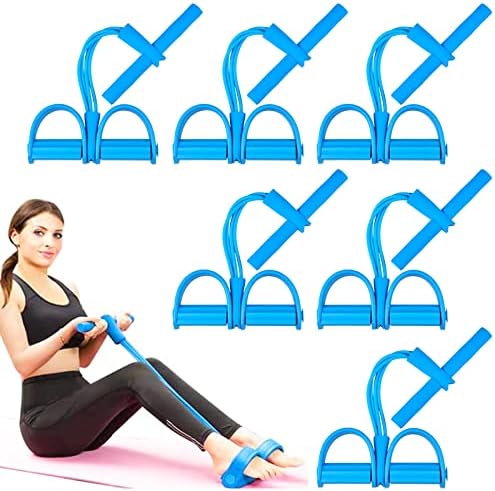 Direnç Bantları Egzersiz Sınıfı Toplu - 6 Paket Egzersiz Bantları Ev Egzersiz Ekipmanları (Toplu Fitness Ürünleri)