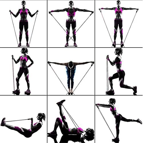 WYFDP 11 adet / takım TPE direnç bantları 100LB 150LB Kadınlar Renkli Spor egzersiz kemeri Yoga Çekme Halatı Spor