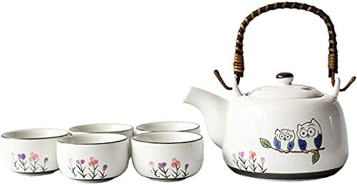 LİANXİAO Seyahat çay takımları çay seti Yetişkinler için porselen çay takımları için Kung Fu Çay Servisi Demlik Demlik