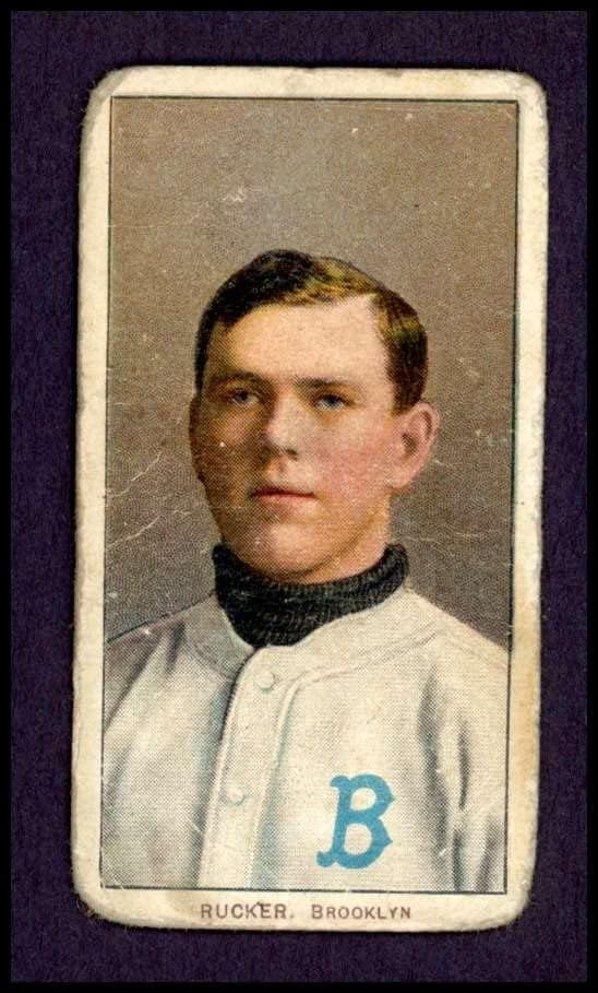 1909 T206 POR Nap Rucker Brooklyn Superbas (Dodgers) (Beyzbol Kartı) (Portre) ZAVALLI Superbas (Dodgers)