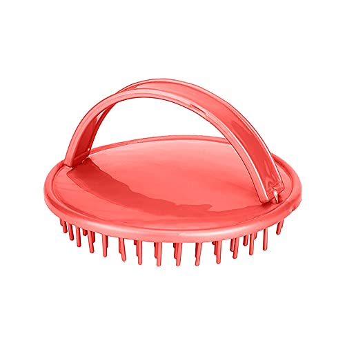Fırça Saç Derisi Fırçası şampuan Temizleme Şampuanı Araçları-kepek Malzemeleri Saç Bakımı Bebek Saç (Kırmızı, Bir