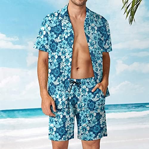 Bmısegm Yaz Büyük ve Uzun Boylu Gömlek Erkekler için Erkek Yaz Moda Eğlence Hawaii Sahil Tatil Plaj Dijital 3D Smokin