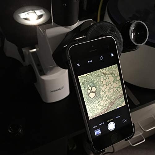 LaBOT Mikroskobu iPhone Kamera Adaptörü (Yalnızca Kasa, Lenssiz) (iPhone 5s / SE, Kırmızı)