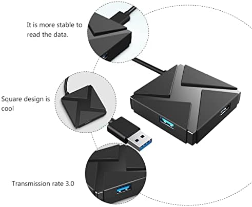 Mobestech USB şarj aleti Usb şarj göbeği USB C şarj kablosu 4 Port USB usb splitter Ofis USB Konsantratörü Dizüstü