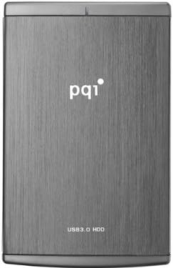 PQI Japan 6566-500GR1 2,5 inç Taşınabilir Sabit Sürücü, USB 3.0 Uyumlu, Gümüş, 500 GB