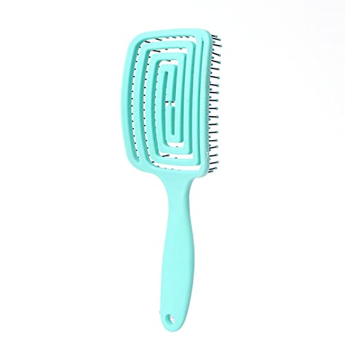 Kadın fırça ve yumuşatma iğneli fırça ıslak veya kuru saçlar için, dolaşmayan fırça seti uzun, kalın, doğal kıvırcık