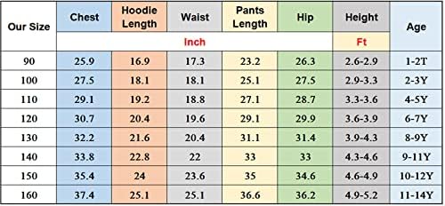 AteeCP Çocuklar Tek Parça Anime Hoodie Üst + Sweatpants 2 Parça Uzun Kollu Kıyafet eşofman takımı için Erkek, Kız